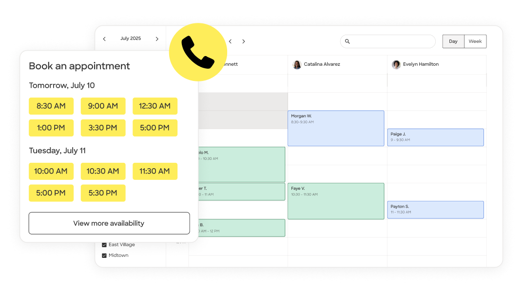 Zocdoc integration enabling VA care coordinators to book appointments directly into provider calendars.