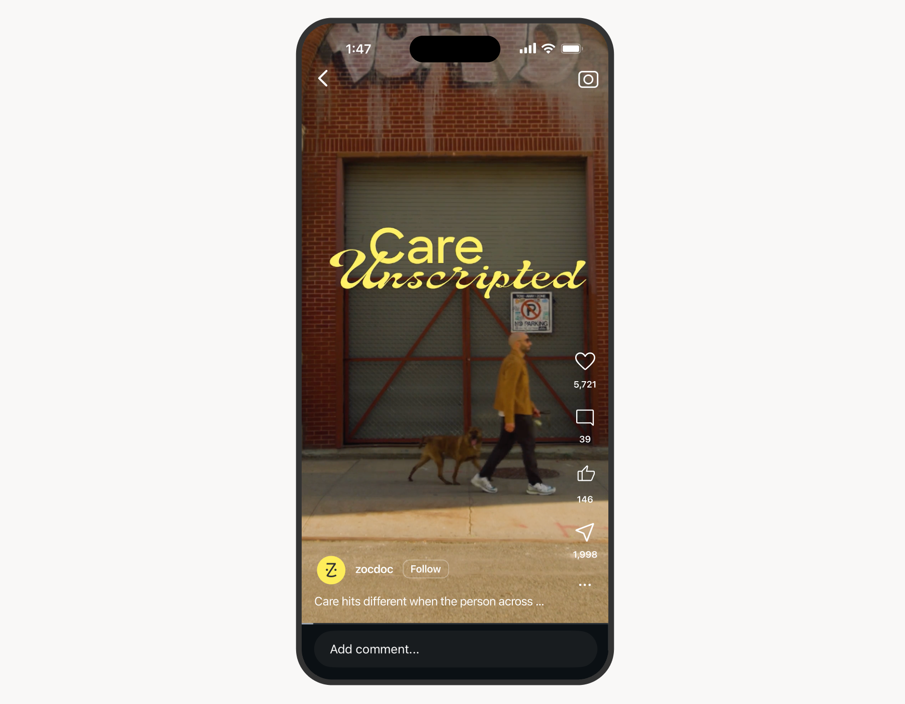 Zocdoc care unscripted social